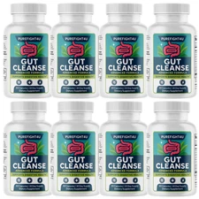 Gut Cleanse Capsules, Advanced Probiotic & Digestive Health Support - 8 Packs
