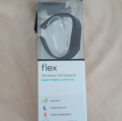 Fitbit Flex Wireless Bluetooth Activity Tracker Wristband Black Large & Small