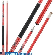 Precision Billiard Cue Stick 58in Carbon Fiber Shaft 13mm Tip Superior Stability