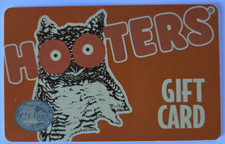 RARE HOOTERS COLLECTIBLE GIFT CARD – 20TH ANNIVERSARY EMBLEM FROM 2003– NO VALUE