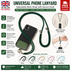 Universal Anti-lost Mobile Phone Lanyard Neck Strap Cross Body Smartphone Rope