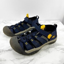 Kids Keen Newport H2 Blue Yellow Washable Water Sandals Size 2 Outdoor Adventure