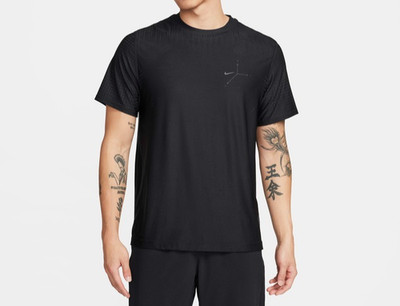 Nike APS Men's Dri-FIT ADV Short-Sleeve Versatile Shirt FN2971-010 Black Running