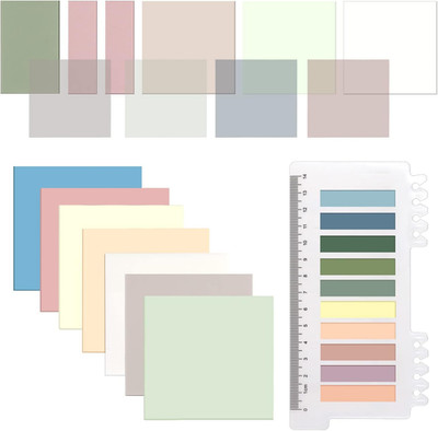 Transparent  700 Sheets -Clear  for Annotating Books Translucent  Tabs  Page Mar