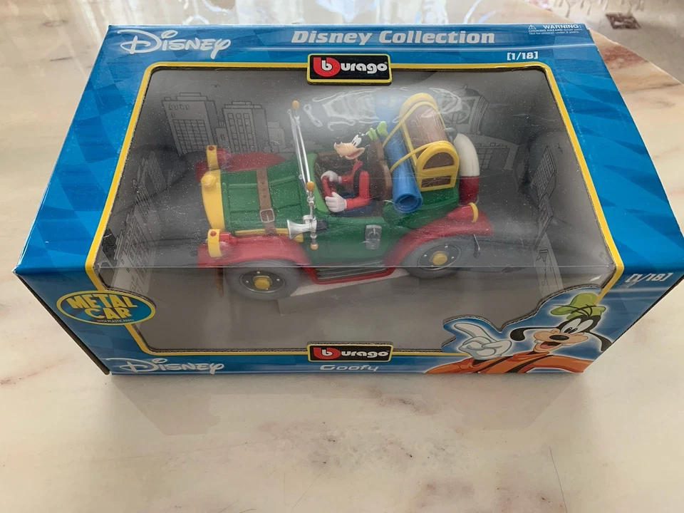 BURAGO Disney Goofy car Auto di Pippo 1/18 Nuova - Immagine 3 di 3