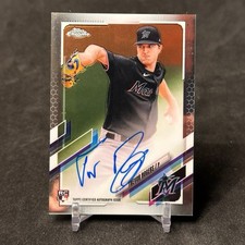 2021 Topps Chrome Trevor Rogers Rookie Autographs #RA-TR - Orioles (AU, RC)