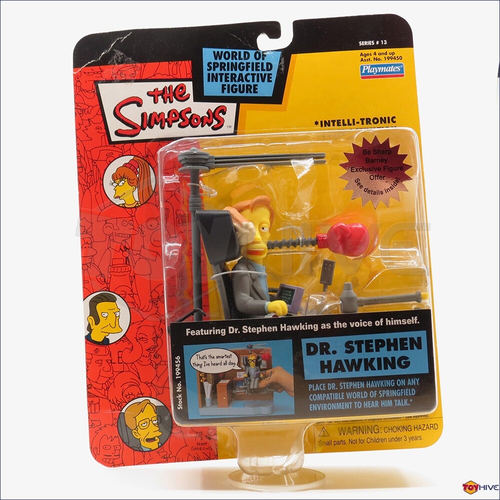 The Simpsons Dr. Stephen Hawking series 13 Intelli-tronic figure
