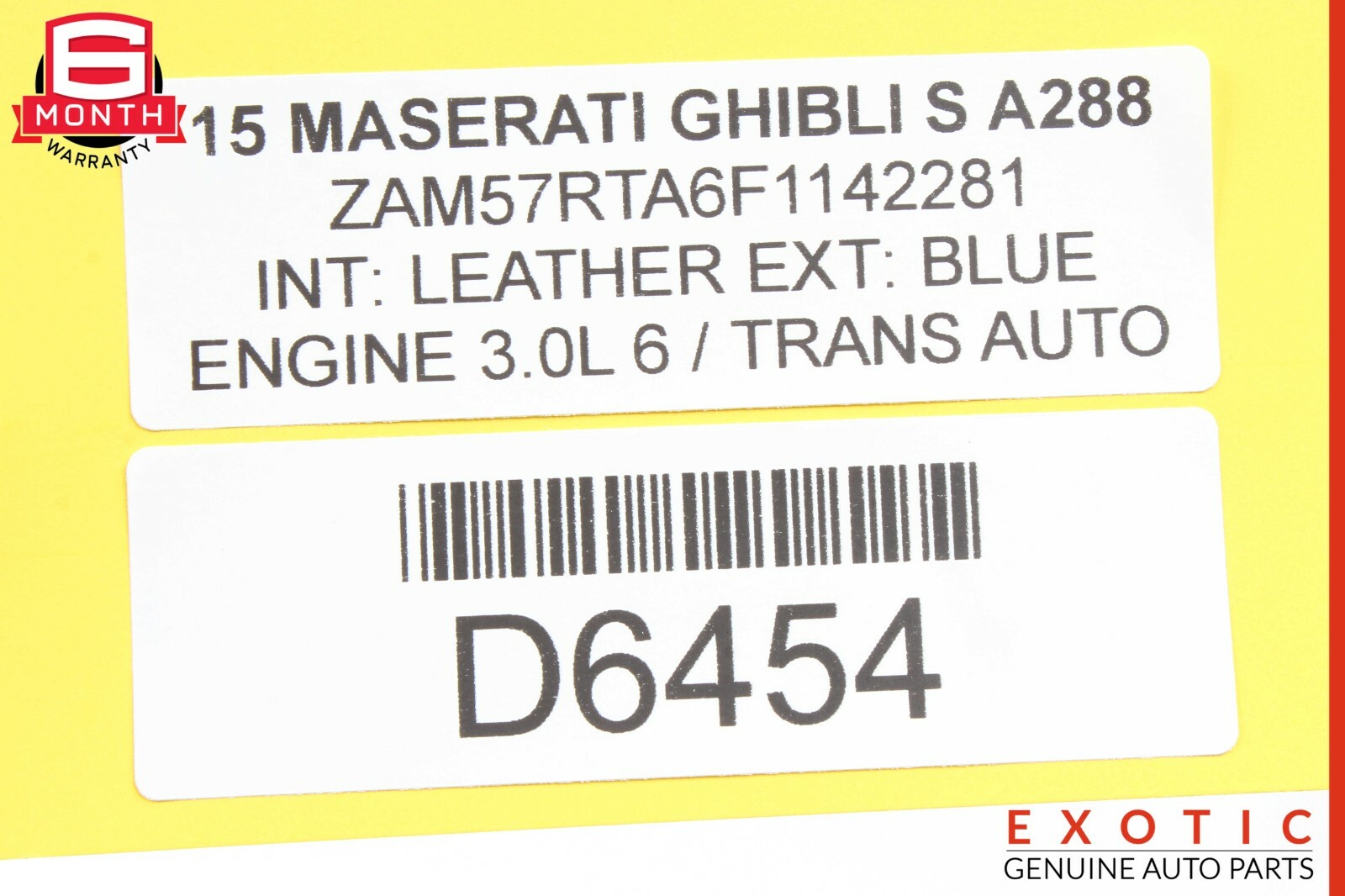 14-17 Maserati Ghibli S Rear Right Passenger Side Door Window Regulator OEM