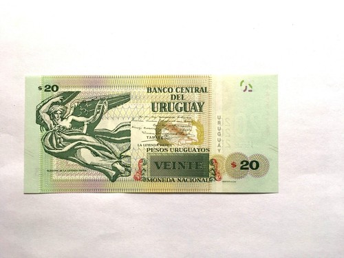 Uruguay P-93a,b 20 Pesos 2015(3 cons.) / 2018 - Picture 2 of 2