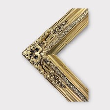 12 x 18 In Stock-Traditional compo XL ornate corners wood frame,Gold Leaf.