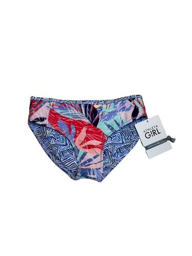 Athleta Girl Reversible Palm Oasis Bikini Swim Bottoms NWT Size L - Picture 2 of 6