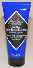 Jack Black Pure Clean Daily Facial Cleanser 3 Oz Deluxe Travel Size Aloe Sage