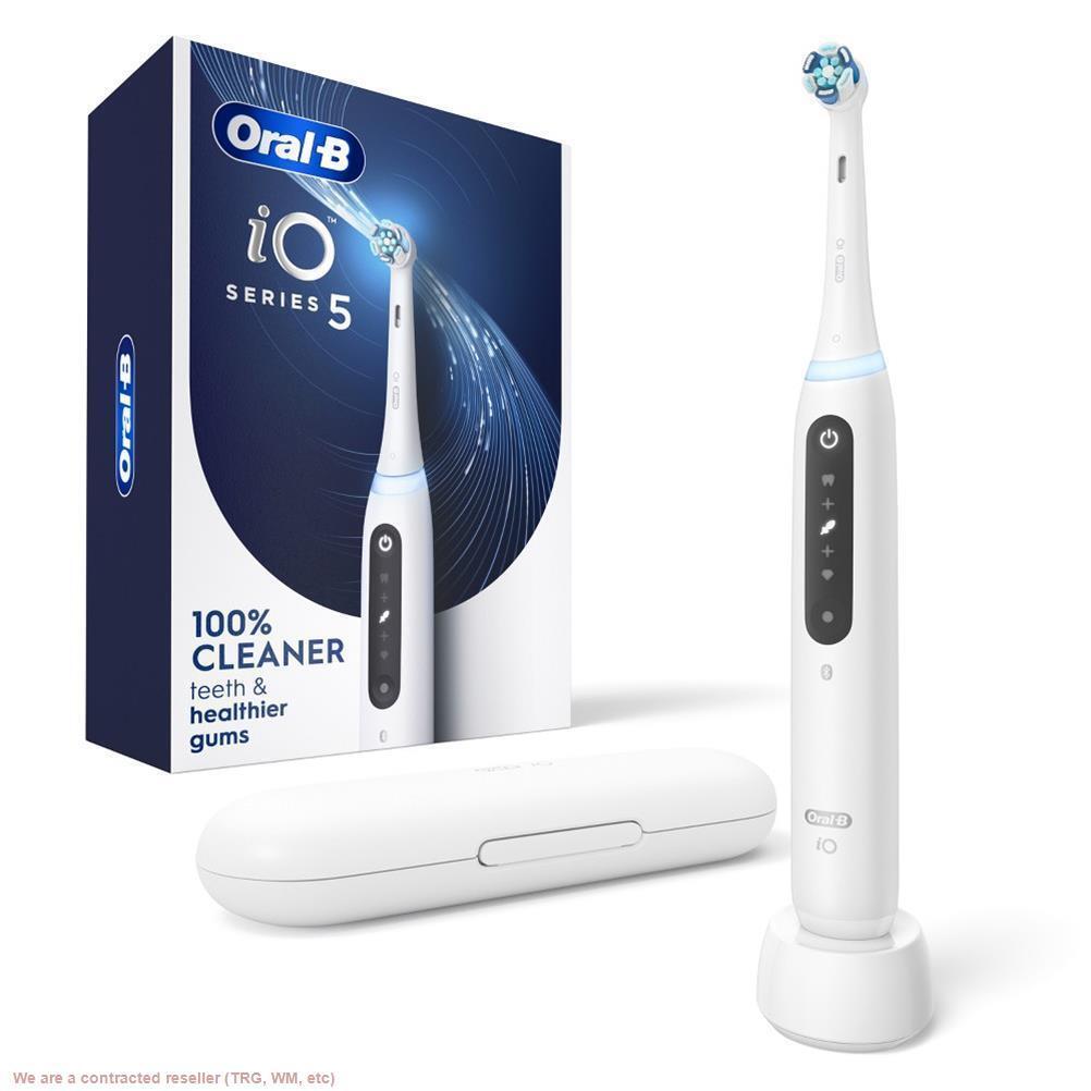 Электрическая зубная щетка Oral-B iO Series 5 с насадкой цвет белый