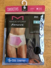 Women’s Maidenform Flexees Cool Comfort Brief Underwear Black Size S FP0058