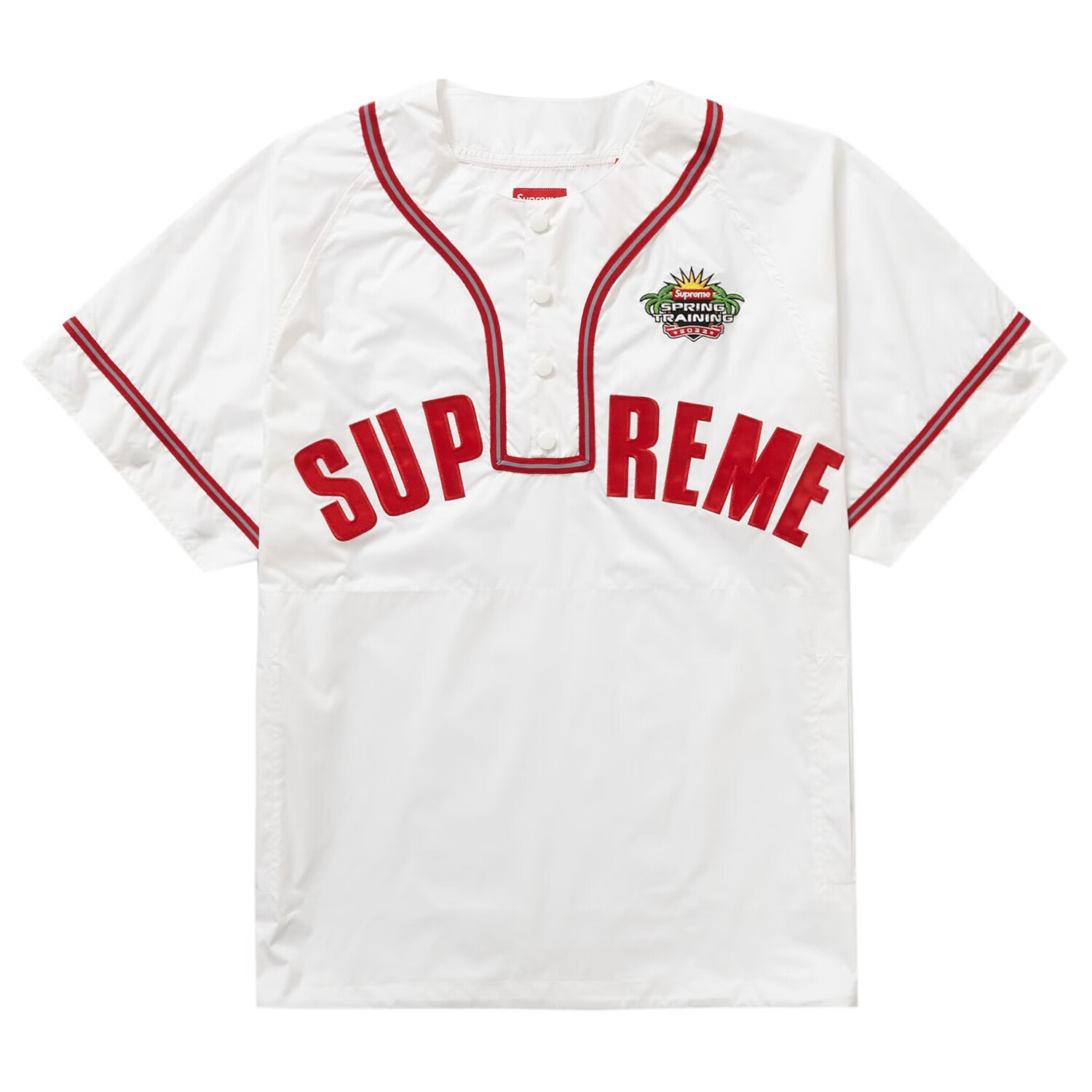 Supreme Snap-off Sleeve L/s Baseball Top Mens Style : Ss22kn48