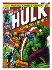 Hulk #181 Cover Refrigerator Magnet Marvel Comics Wolverine Herb Trimpe New