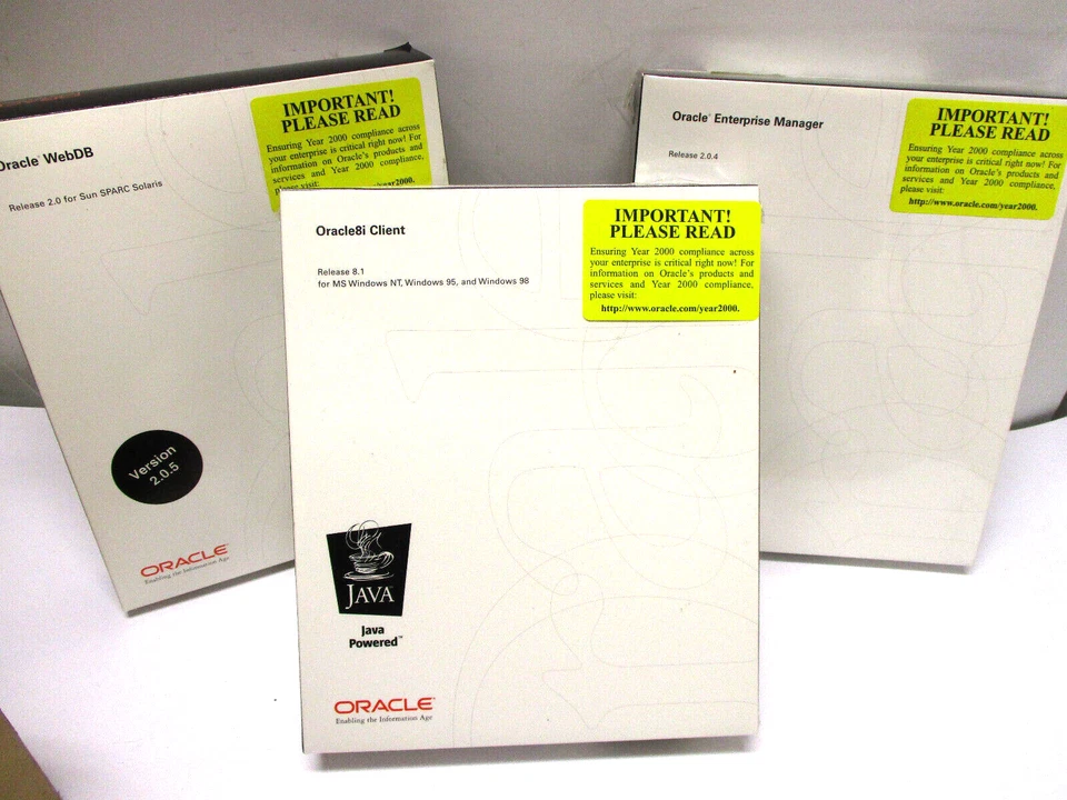 Oracle Enterprise Manager WebBD Oracle8i Client Sun Solaris Software 8.1 CD - Image 2 of 4