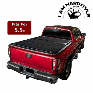 5 5 Hard Tri Fold Tonneau Cover For 2004 14 Ford F150 2006 14 Lincoln Mark Lt Ebay