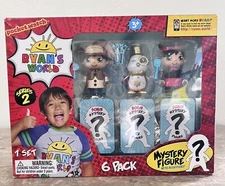 2020 Ryan's World Series 2 Mystery Figure 6 Pack Collectible Boxed Set NEW