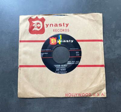 7'' Ann Henry - Sugar Blues - US Dynasty Promo