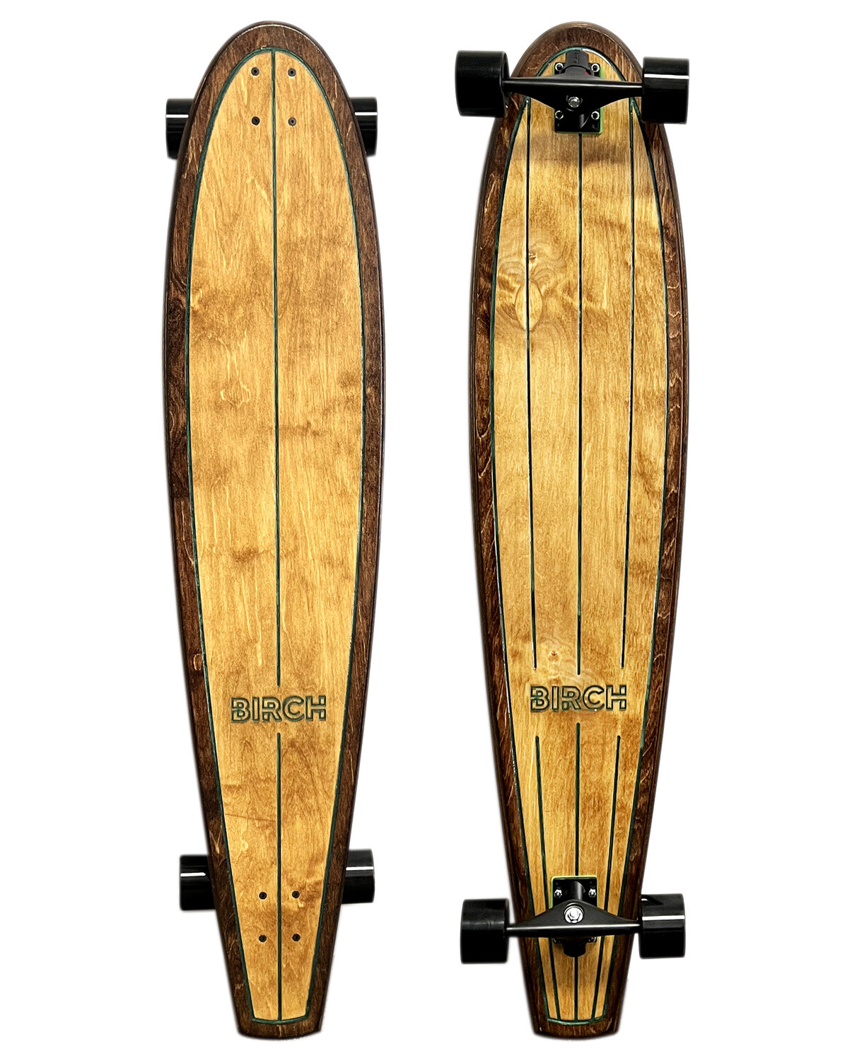 48" Classic Cruiser Longboard Skateboard for Carving Complete Board Made in USA