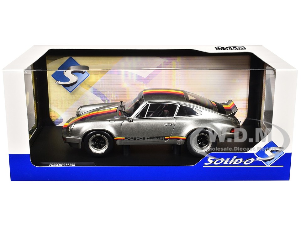Voiture miniature PORSCHE 911 RSR KREMER DESIGN 1973 GREY - Collection