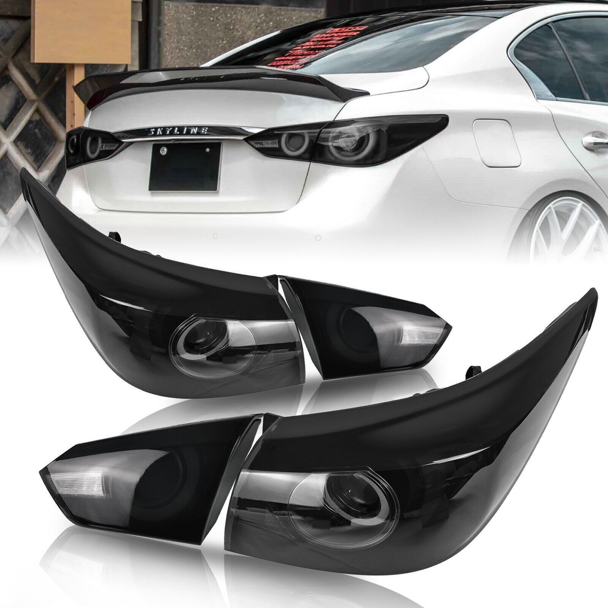 V37 Q50 前期用　後期風社外テール+前期用トランクフィニッシャー V37 Q50 前期用 後期風社外テール+前期用トランクフィニッシャー