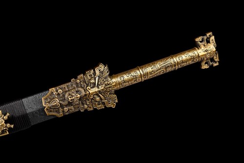Robust Han King Jian Manganese Steel Chinese KUNGFU Sword Alloy Handle Sharp Bla - Picture 3 of 12