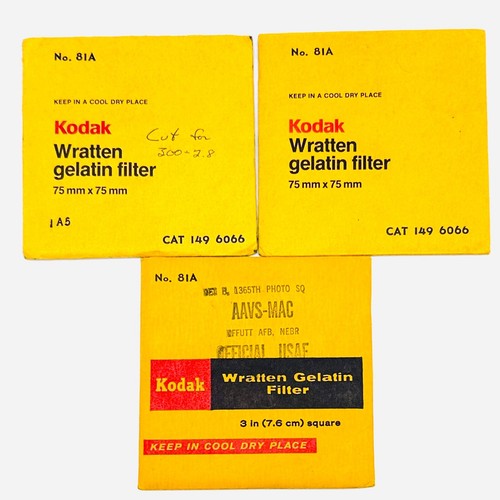 SEALED NOS KODAK 75mm Gel Wratten Filter #81, #81A, #81C or #81D Unsealed #81B - Picture 4 of 15