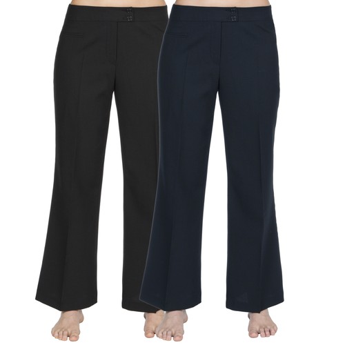 black workwear trousers ladies