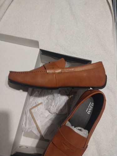 ALFANI Men iKer Tan Brown Boat Loafers Comfort Semi Casual Driver Shoes Size 11M - Picture 5 of 20