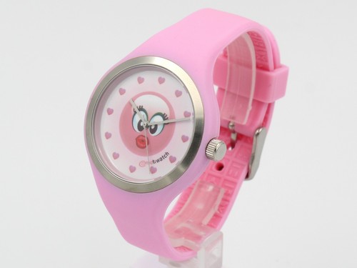 Orologio Emotiwatch "LIKE KISS" Rosa Unisex Silicone PROMO OUTLET Quarzo 41mm - Picture 3 of 4