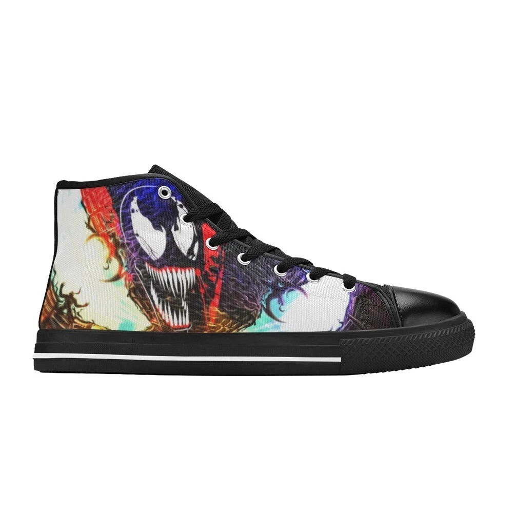 Venom Mens Sneakers High Top Canvas Casual