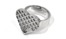 Anello Breil Tribe in acciaio con cuore