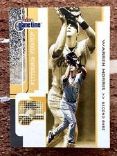 2001 Fleer Game Time Warren Morris #81