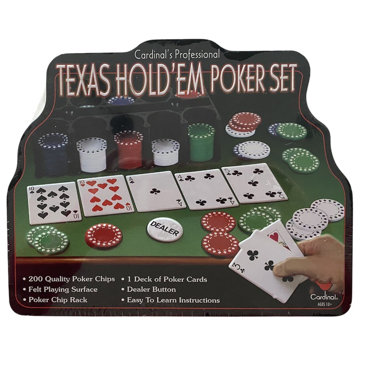 Jogo De Lata Poker Texas Hold'em Poker Set