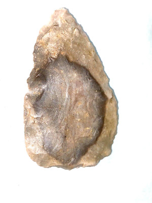Paleo Ultra Thin Blade West Texas Personal Find Bullseye Pattern Flint 2.5 x 1.5