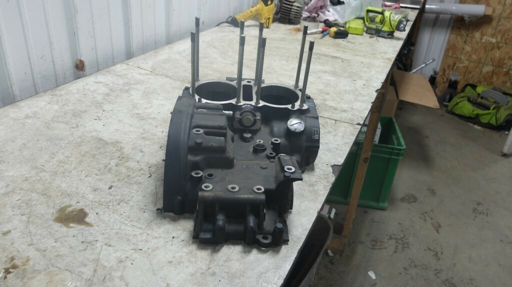 14 Triumph Bonneville America 790 800 Top Engine Motor Crank Case