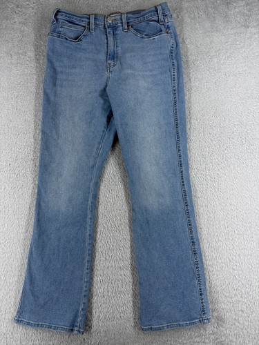 Levis Pants Womens 12 Blue Denim Jeans Heritage High Rise Kick Boot Cotton 31x29