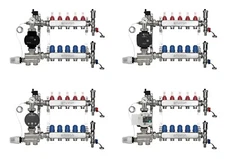 Pump Assembly/Festwertregelset + Heating Manifold 2-12 for Underfloor Heating