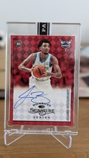 2021-22 Panini Donruss Signature Series James Bouknight Rookie RC AUTO Red 6/25