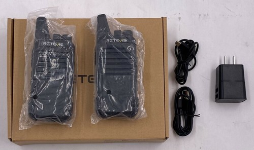 26* RETEVIS RT22 WALKIE TALKIE NADAJNIK ODBIORNIK RADIOTELEFONY DWUKIERUNKOWE +10 ŁADOWAREK - Zdjęcie 3 z 7