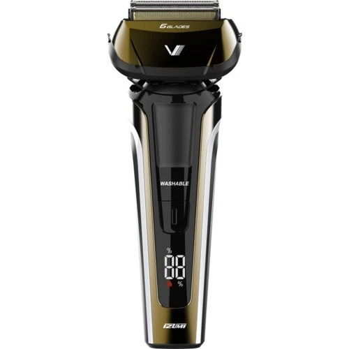 Maxell Izumi IZF-V991-N Men's shaver high-end series Z-DRIVE 6 blades GOLD  NEW