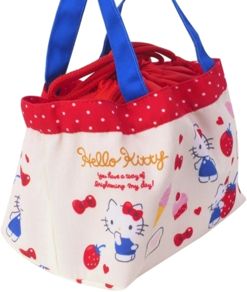 Elaborar Género enemigo Hello Kitty Drawstring Tote Bag Storage Pouch Lunch Box Bento Snack Food Purse | eBay Elaborar Género enemigo Hello Kitty Drawstring Tote Bag Storage Pouch Lunch Box Bento Snack Food Purse | eBay