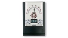 Term&oacute;metro y reloj KONUS #6129 Thermo-Clock Indoor-2