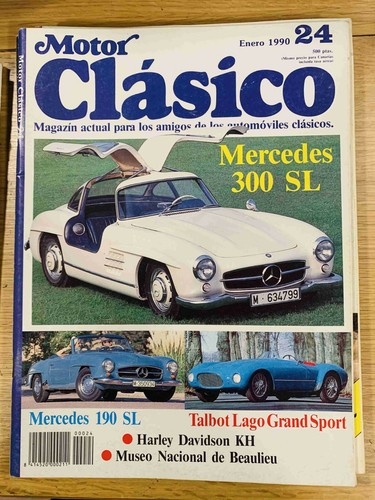 Motor Clasico Heft24 1/90 Mercedes 190 & 300 SL, Talbot Lago, Harley Davidson KH