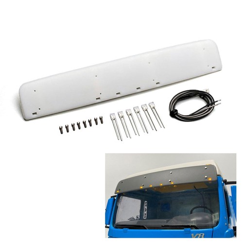 166MM Plastic Sun Visor 3V LED Lamp for 1/14 RC Tractor Car Model Upgrade Parts - Picture 2 of 6