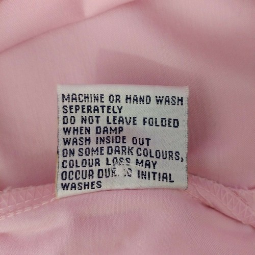Front Row pink 97% cotton three quarter length Drill Shirt. UK women's size XL - Picture 11 of 11
