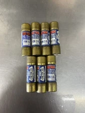 Lot Of 7 New Bussman  Fusetron FRN 10 Time Delay Class K5 Industrial Fuse 10 Amp