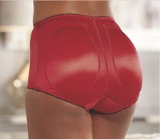 Rago Padded Panty Mocha Red Black Pink Shaper  Bottom Butt Pads M L XL 2X 3X